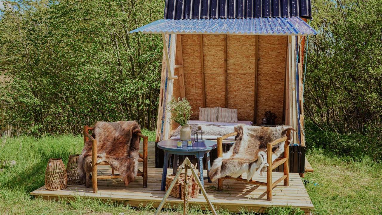 Naturlig Pa Korsgarden Glamping Nysted Exteriér fotografie