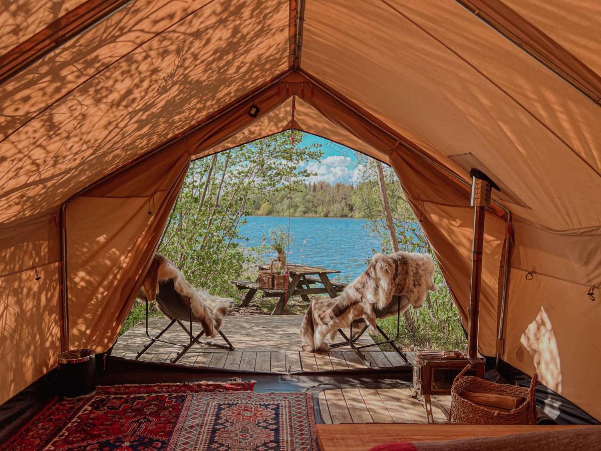 Naturlig Pa Korsgarden Glamping Nysted Exteriér fotografie