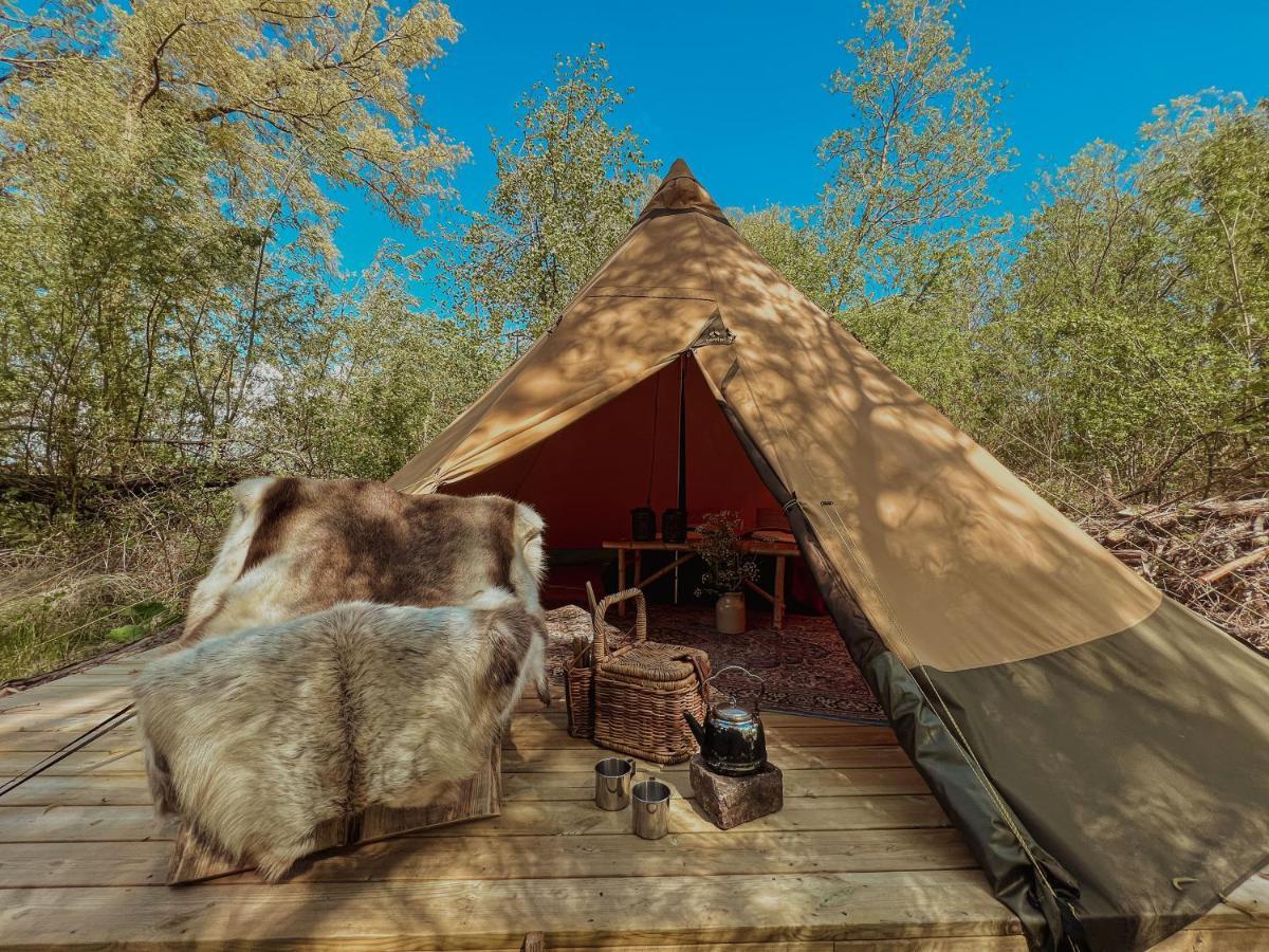 Naturlig Pa Korsgarden Glamping Nysted Exteriér fotografie