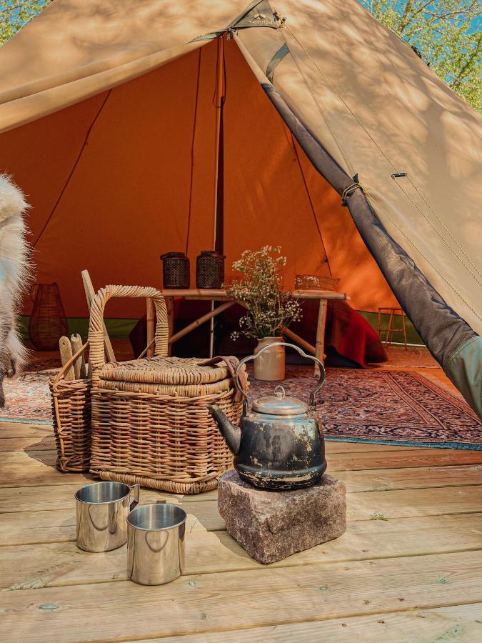 Naturlig Pa Korsgarden Glamping Nysted Exteriér fotografie