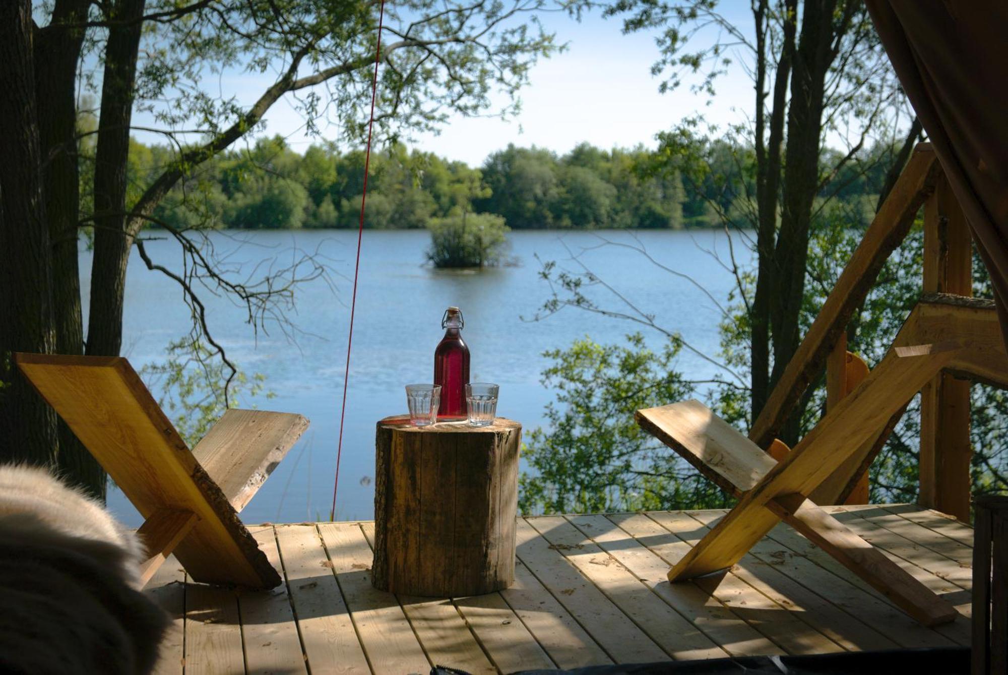Naturlig Pa Korsgarden Glamping Nysted Exteriér fotografie