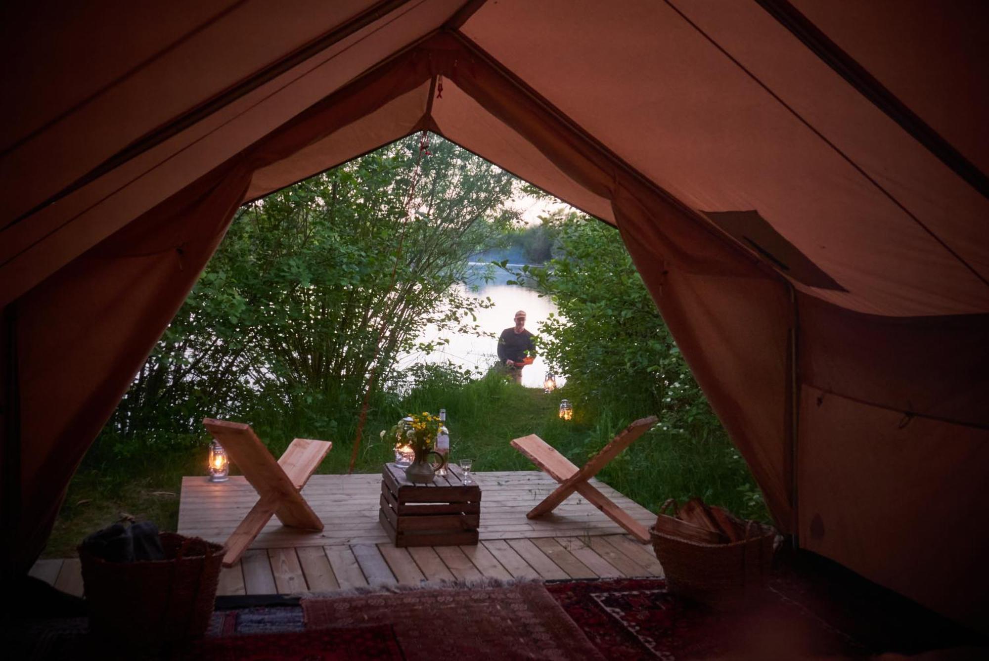 Naturlig Pa Korsgarden Glamping Nysted Exteriér fotografie